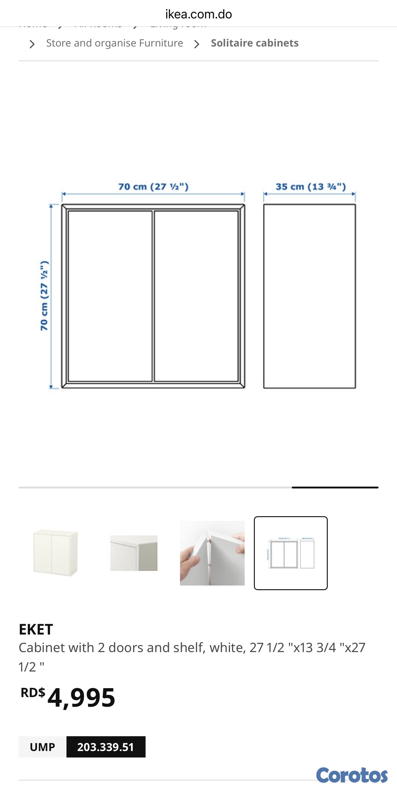 cocina - Gabinete EKET de Ikea  1