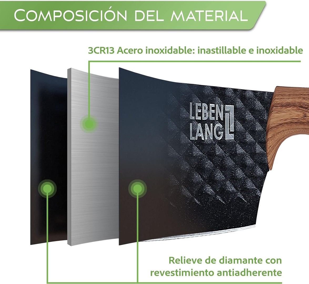 cocina - Set de cuchillos cocina 7 piezas con pelador y tijeras. 5