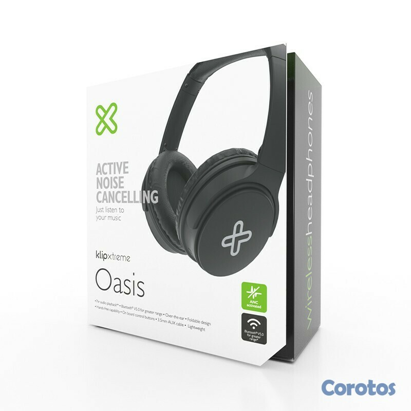 computadoras y laptops - AUDIFONO CON MICROFONO KLIPX OASIS - BLUETOOTH 5.0 - CANCELACION DE RUIDO ACTIVA 1