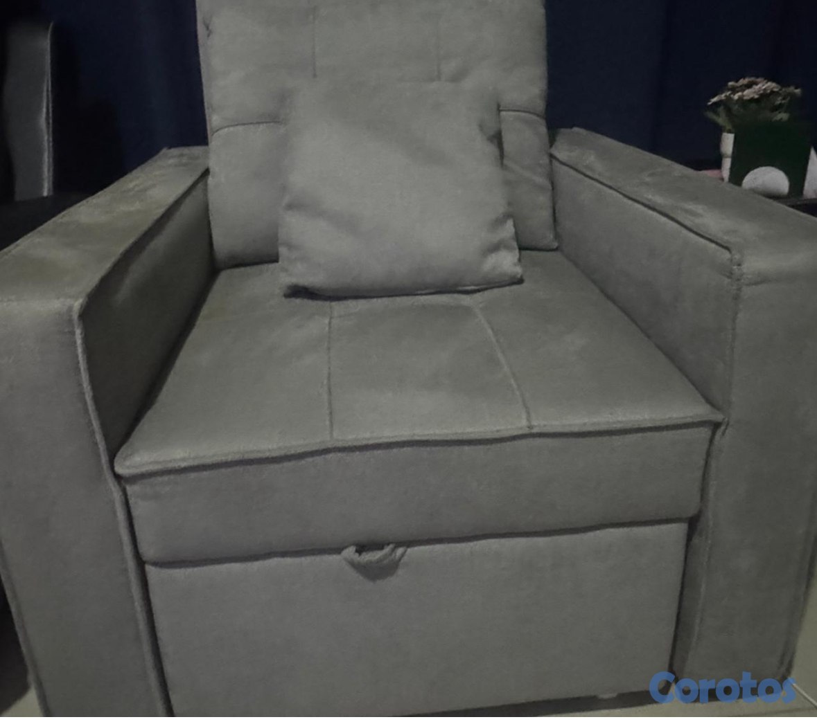 muebles y colchones - Sillón sofá cama de una plaza  2