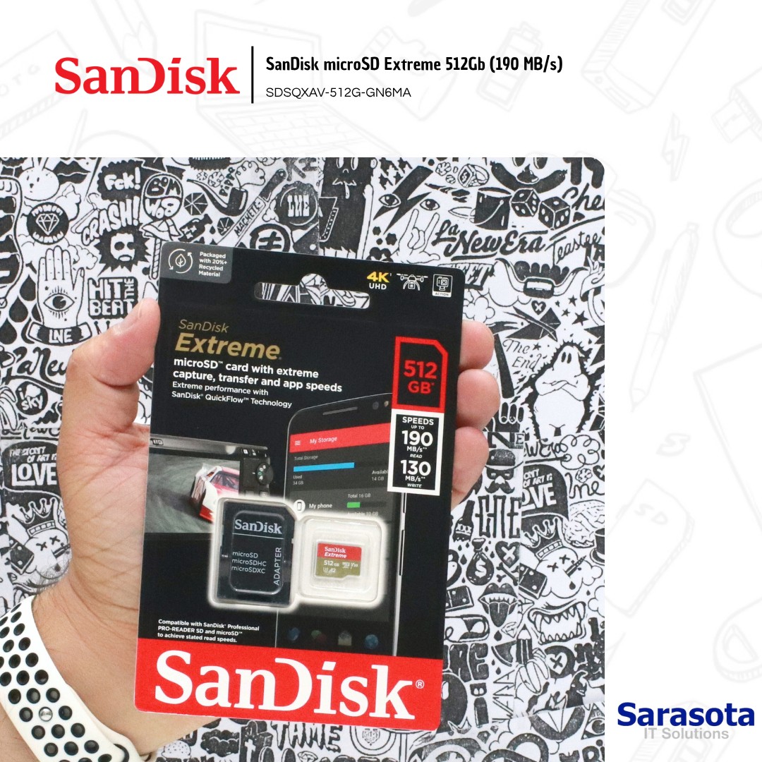accesorios para electronica - MicroSD 512Gb SanDisk Extreme (190 MB/s) 1