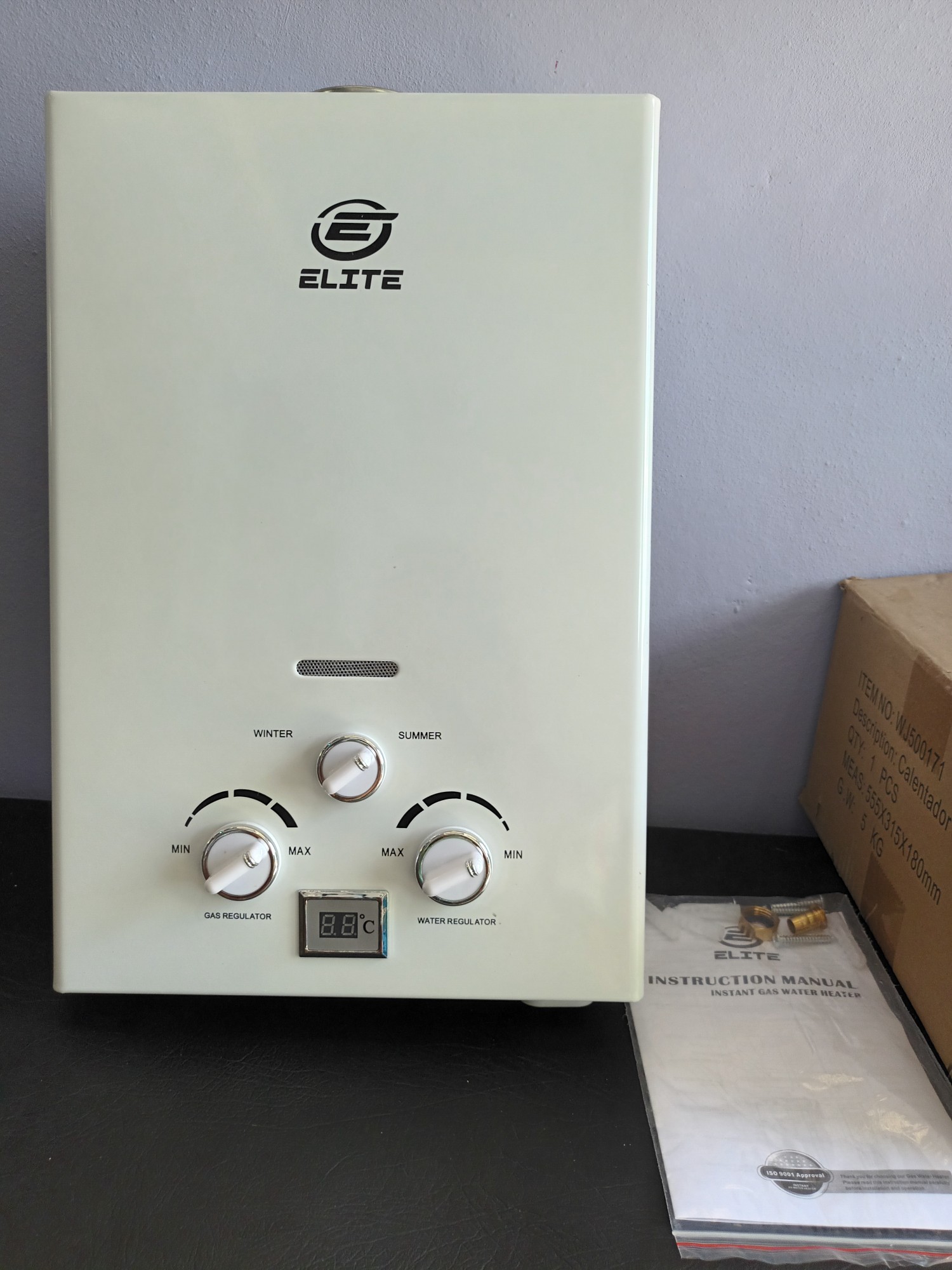 electrodomesticos - Calentador de agua  INSTANTANEO a GAS GLP 6 Litros/Min