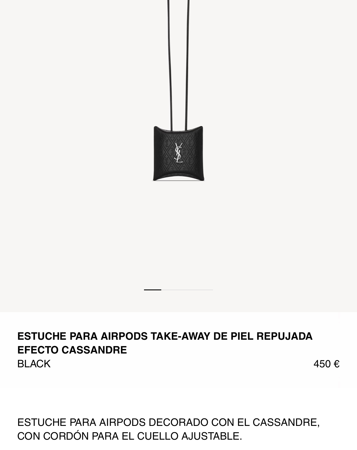 joyas, relojes y accesorios - AirPods Case YSL 1