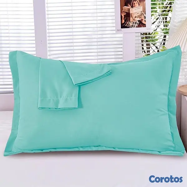 decoración y accesorios - funda de almohada en tela algodón 2 unidad  5