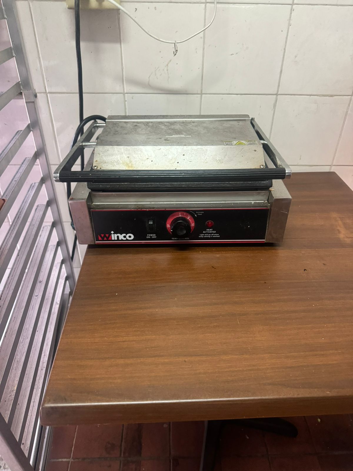 equipos profesionales -  Tostadora Sandwichera Plana Industrial Winco