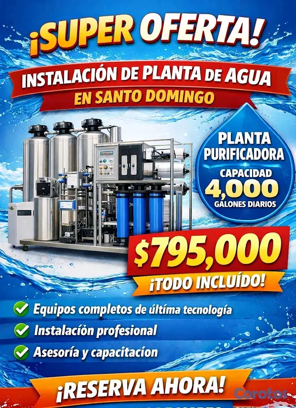 equipos profesionales - Planta de agua al 100% 2