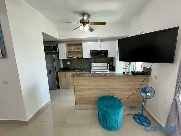 apartamentos - Apartamento Amueblado en Boca Chica 5