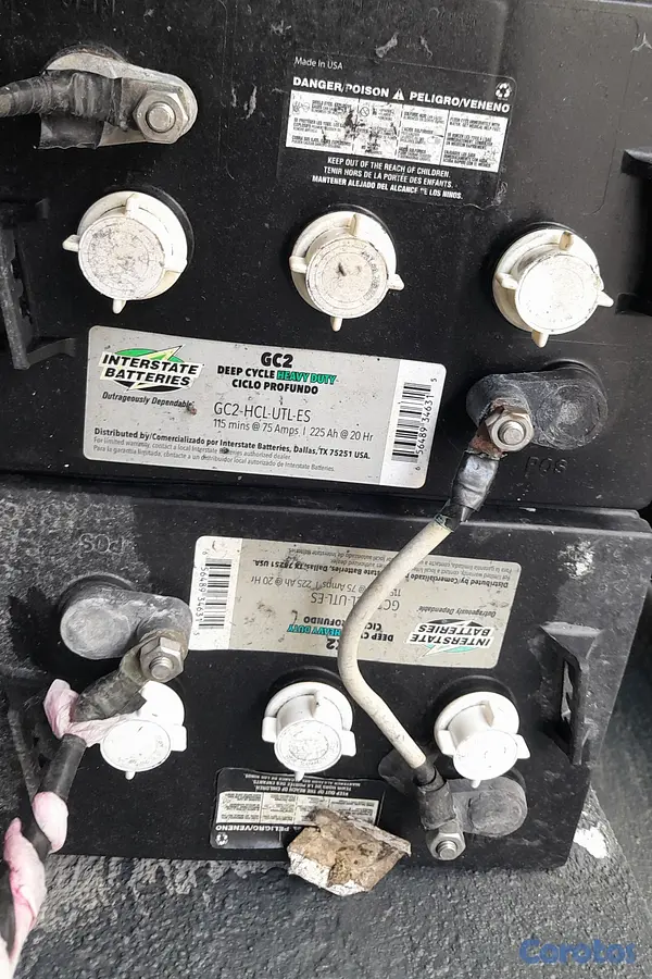 plantas e inversores - Inversor 15kw de 12V con 2 baterias 6