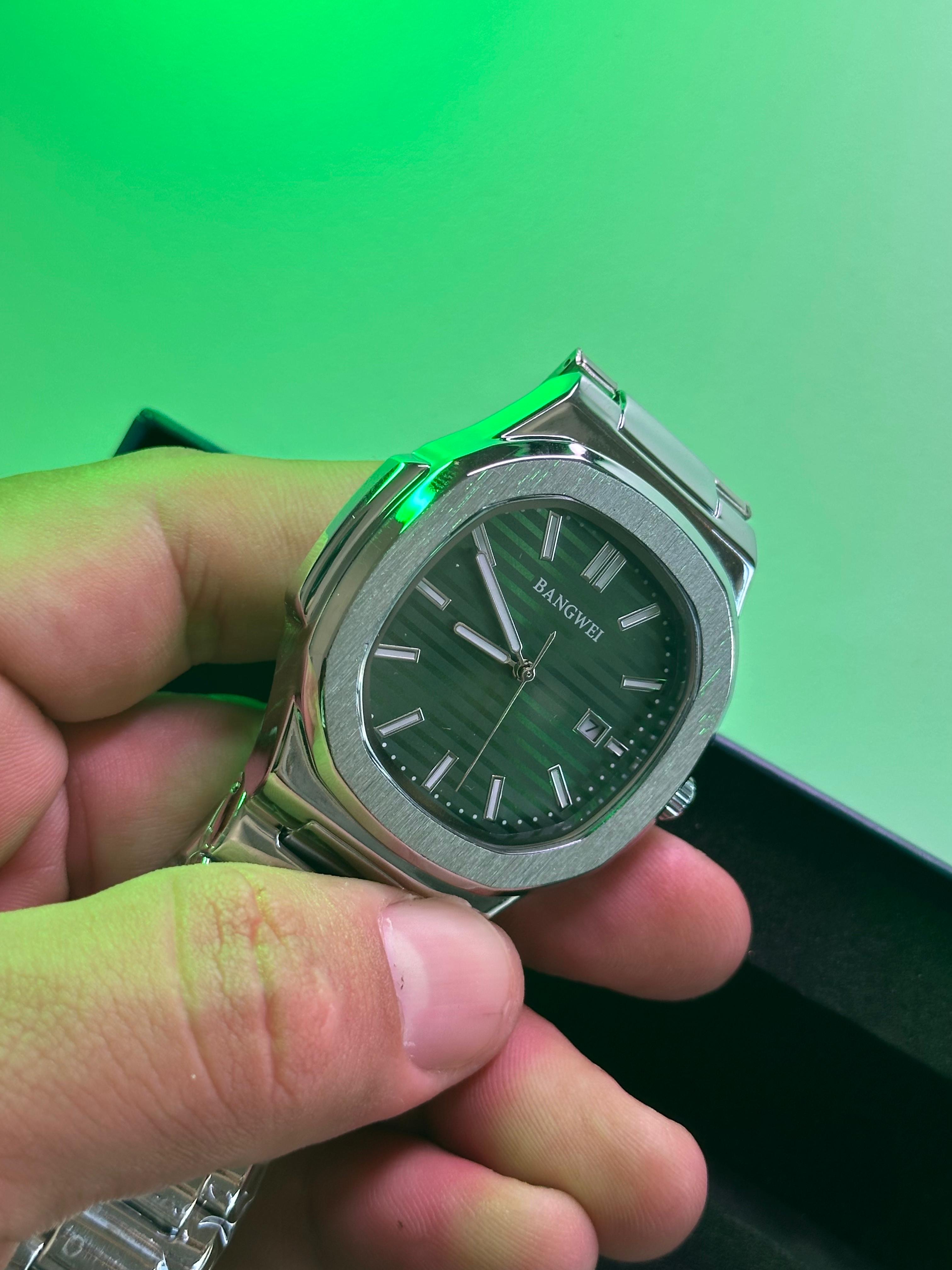 joyas, relojes y accesorios - Reloj de lujo de cuarzo esfera verde 1