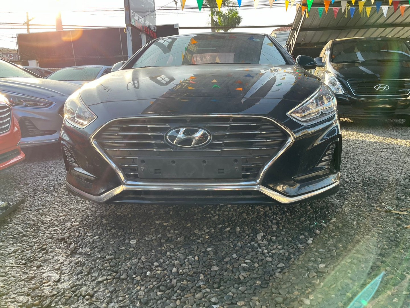 carros - HYUNDAI SONATA NEW RISE 2018 NEGRO