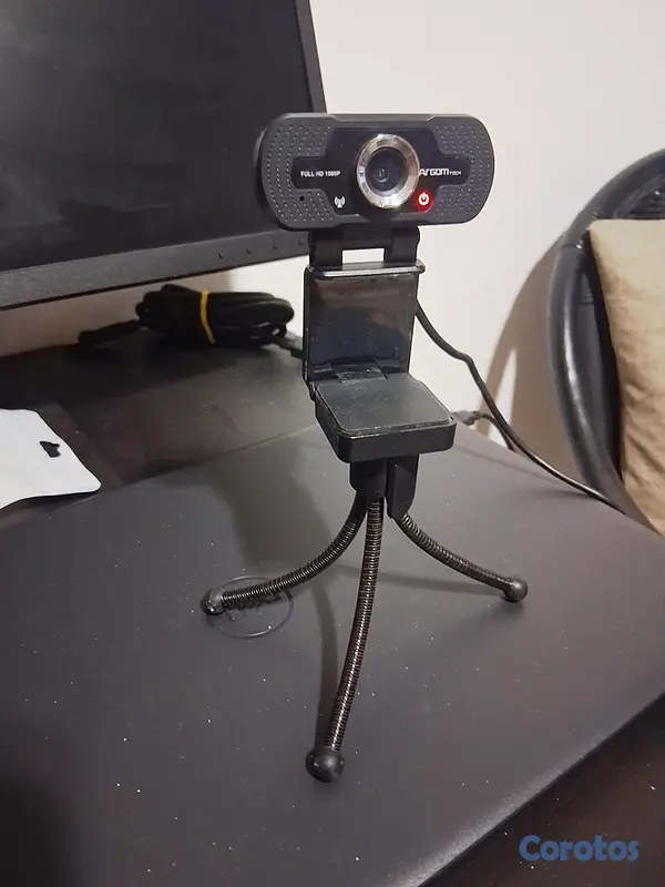 camaras y audio - Webcam Full HD 1080P Argom + TRÍPODE Y MICRÓFONO 🎤 8