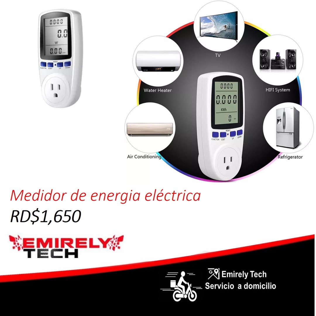 otros electronicos - Monitor de voltaje Medidor de energia electrica Tester de medidor electricidad