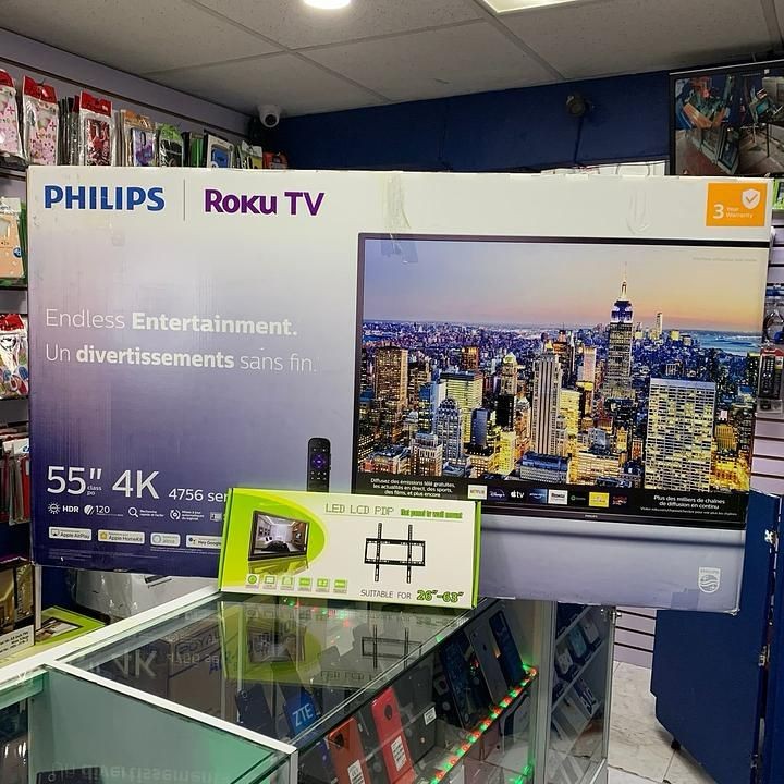 tv - TELEVISIONES SMART PHILIPS 55 PULGADAS 4K FULL HD
