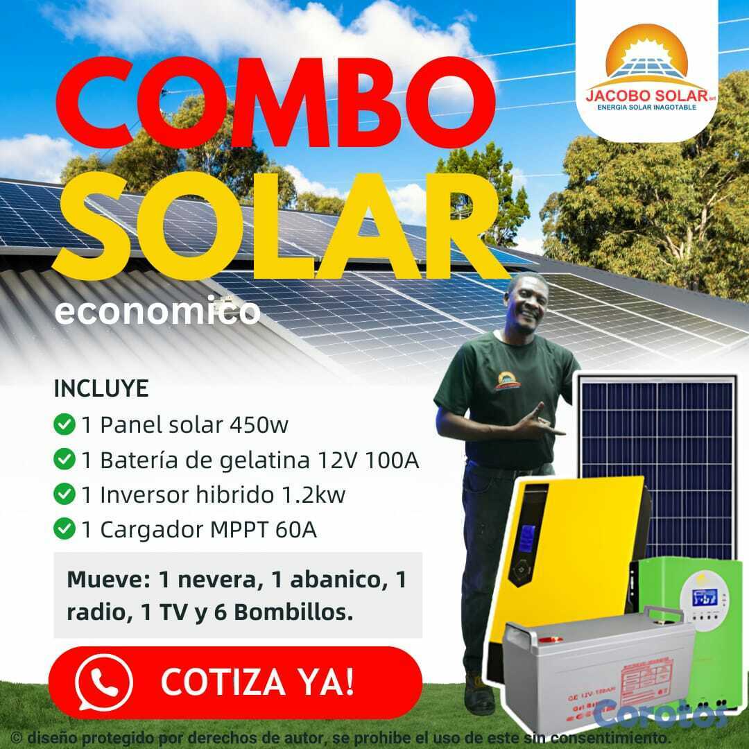 electrodomesticos - COMBO SOLAR A TU ALCANCE 