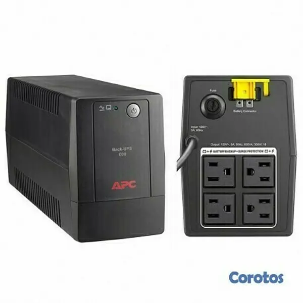 otros electronicos - UPS APC BACK-UPS, 0.6KVA(600VA), 300 WATTS,  BX600L-LM  1