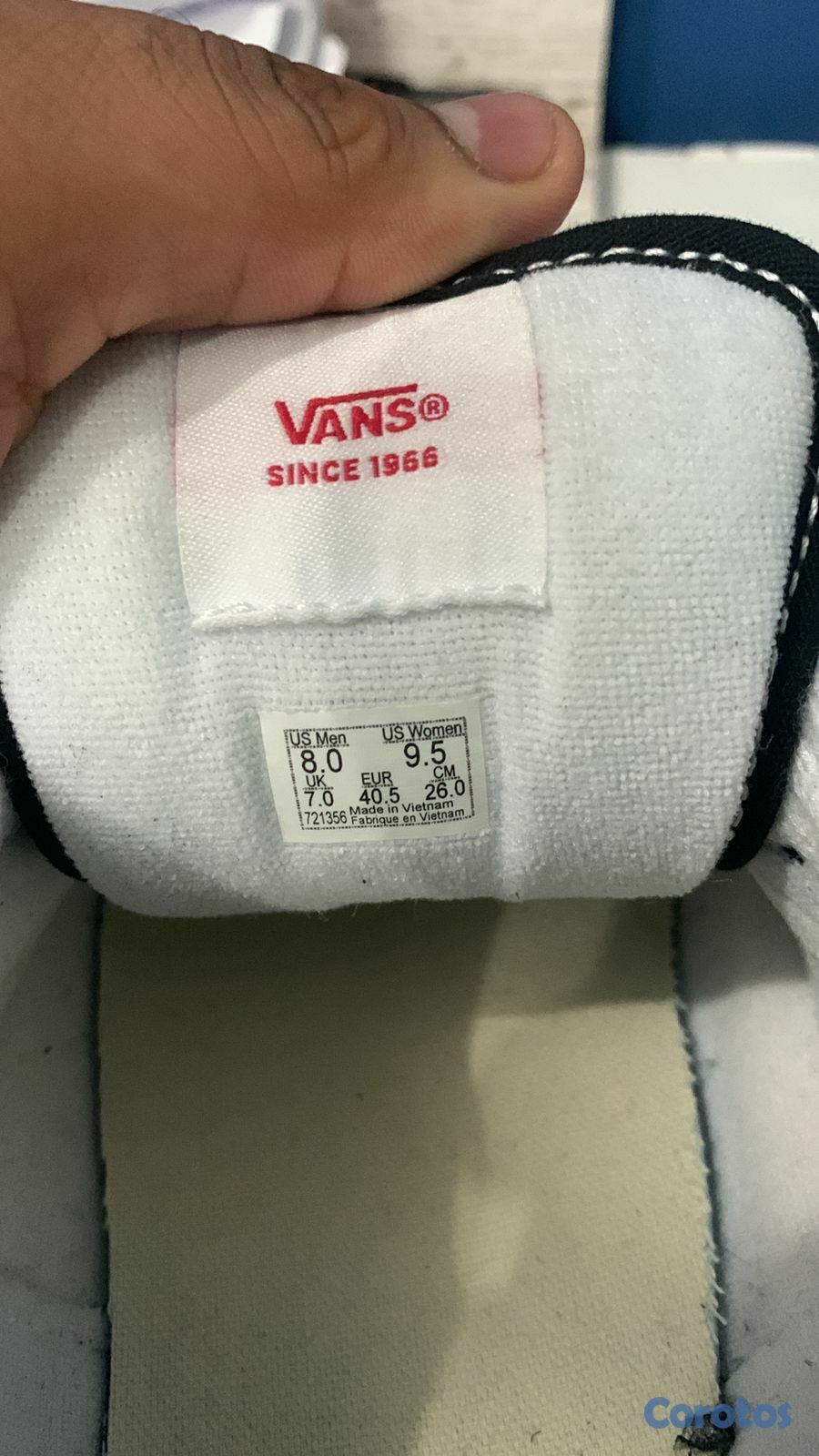 zapatos para hombre - Vans Knu Skool original 8 usada una vez 3