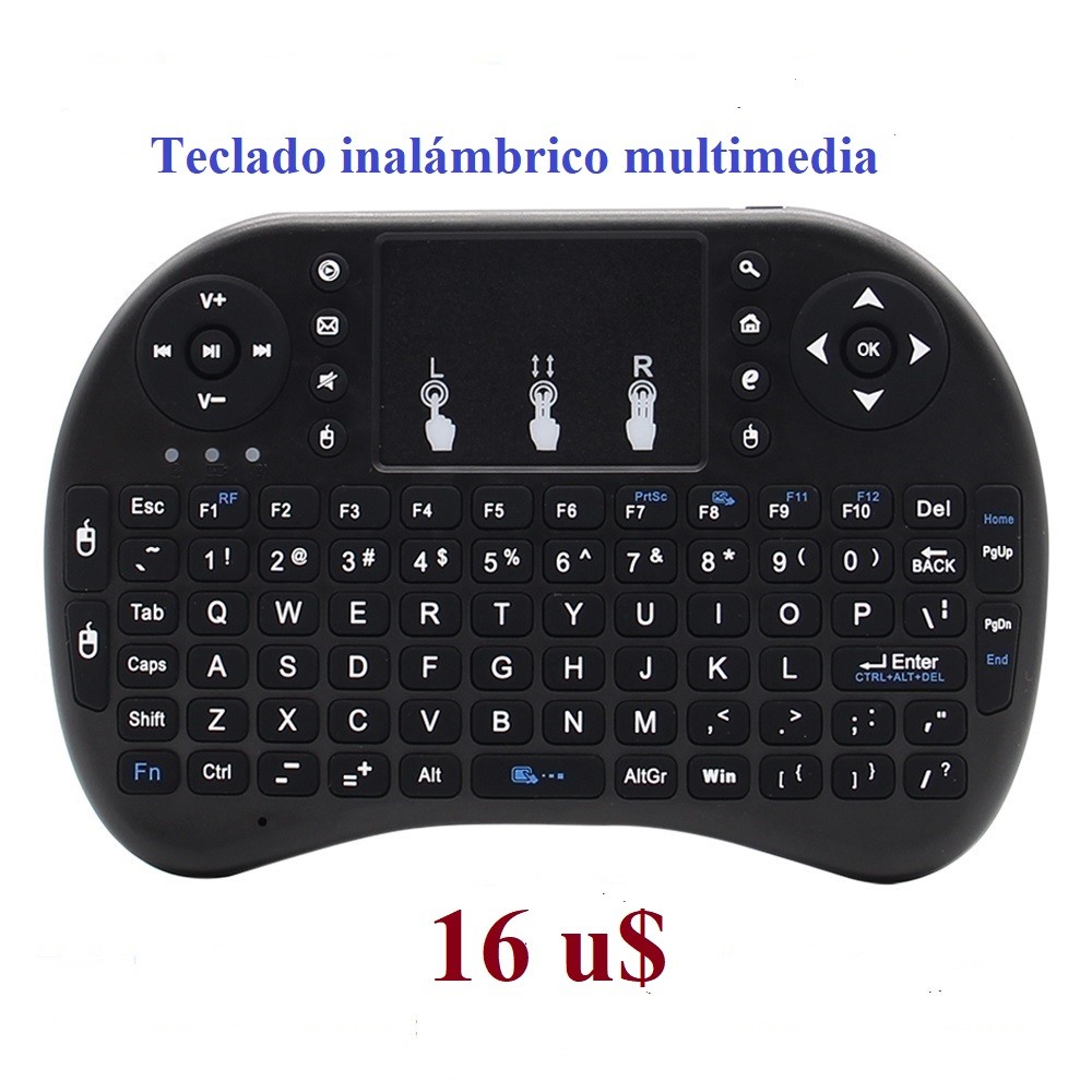 tv - Teclado wifi alfanumérico para tv box y televisores Android