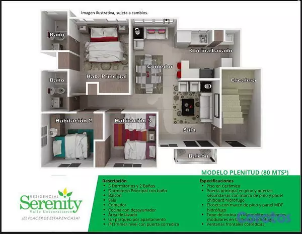 apartamentos - SERENITY VALLE UNIVERSITARIO III 4