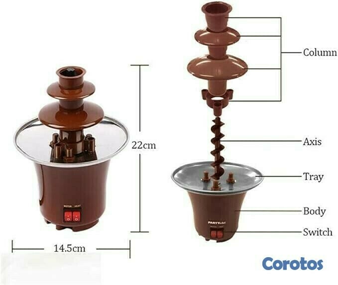 cocina - FUENTE DE CHOCOLATE FONDUE FOUNTAIN 2
