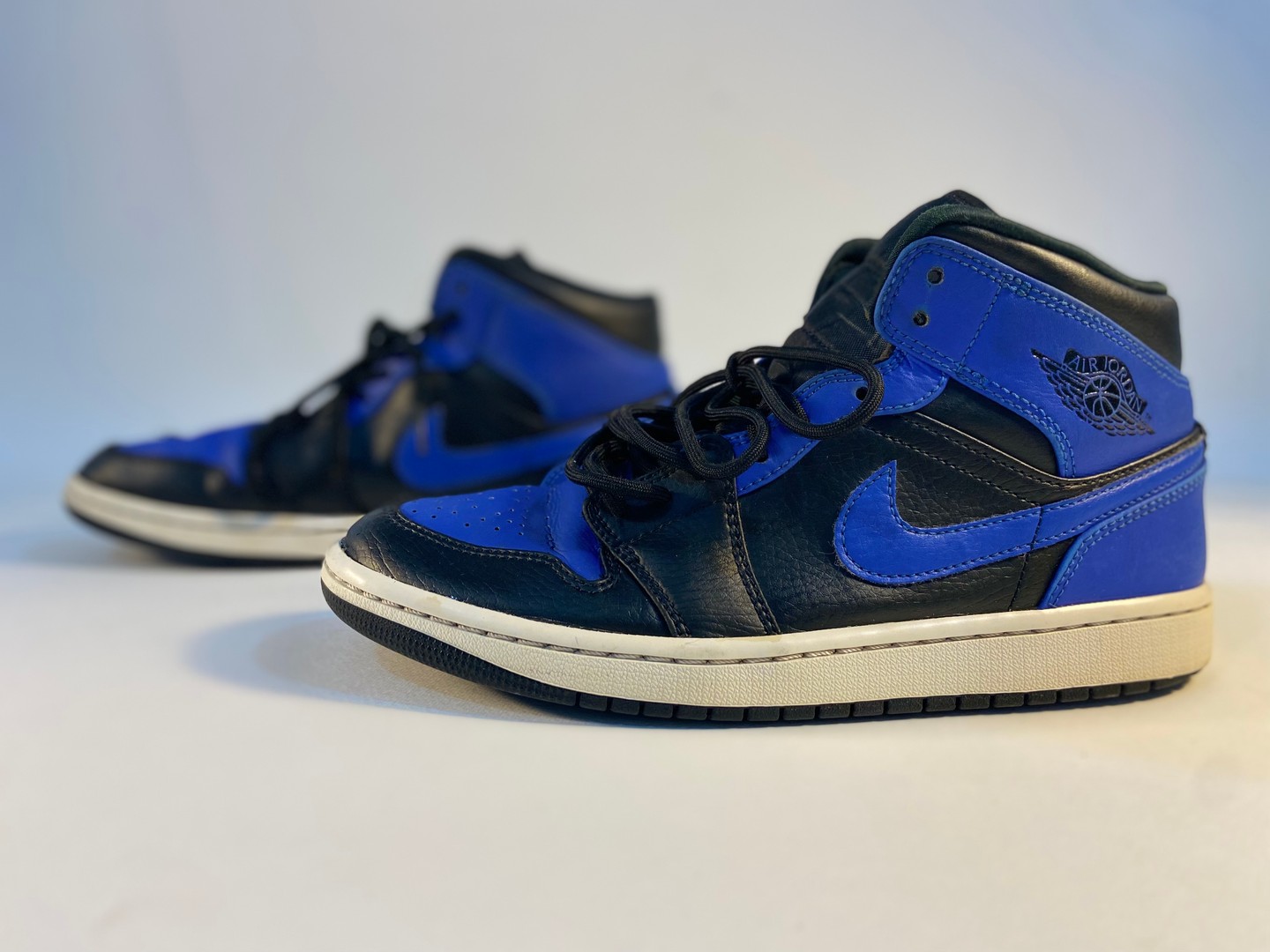 zapatos para hombre - ¡De oportunidad! Tenis Nike Air Jordan Azul, blanco y negro