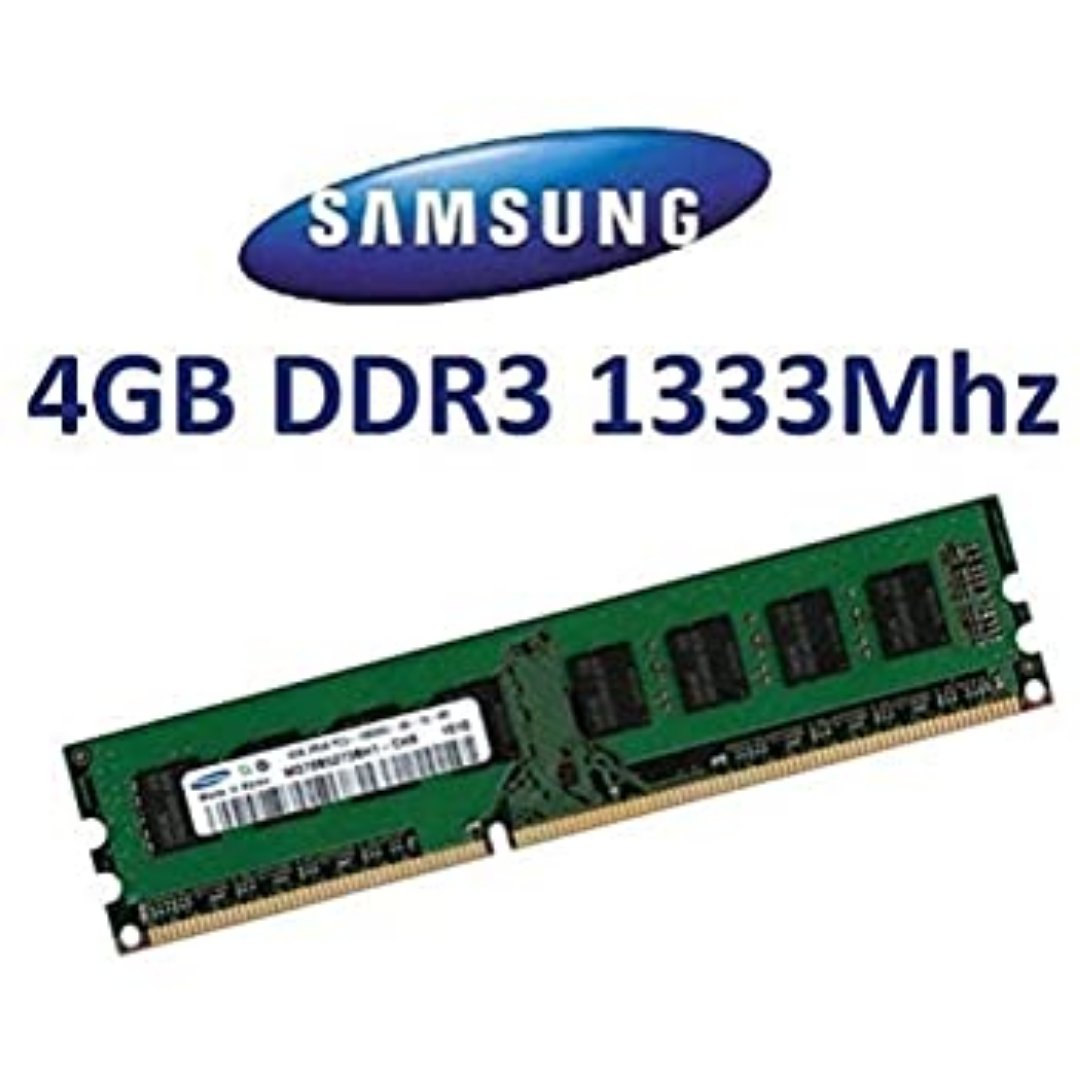 computadoras y laptops - MEMORIA RAM SAMSUNG DDR3 4GB (1333MHz) PARA PC