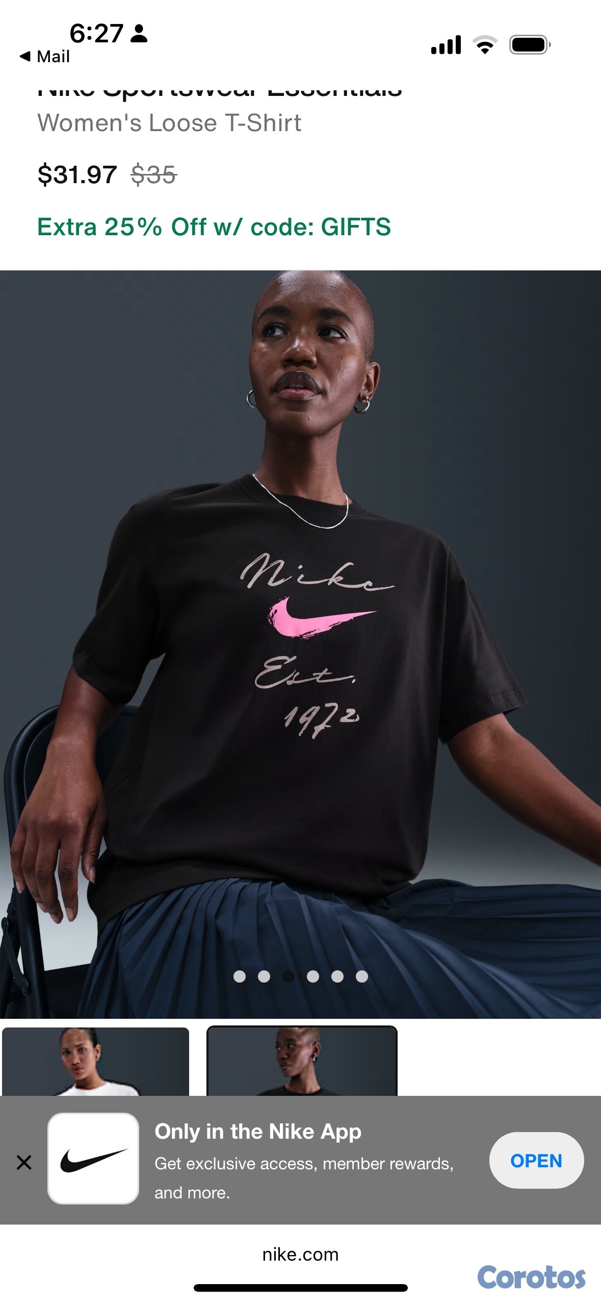 ropa para mujer - Nike T-Shirt 1