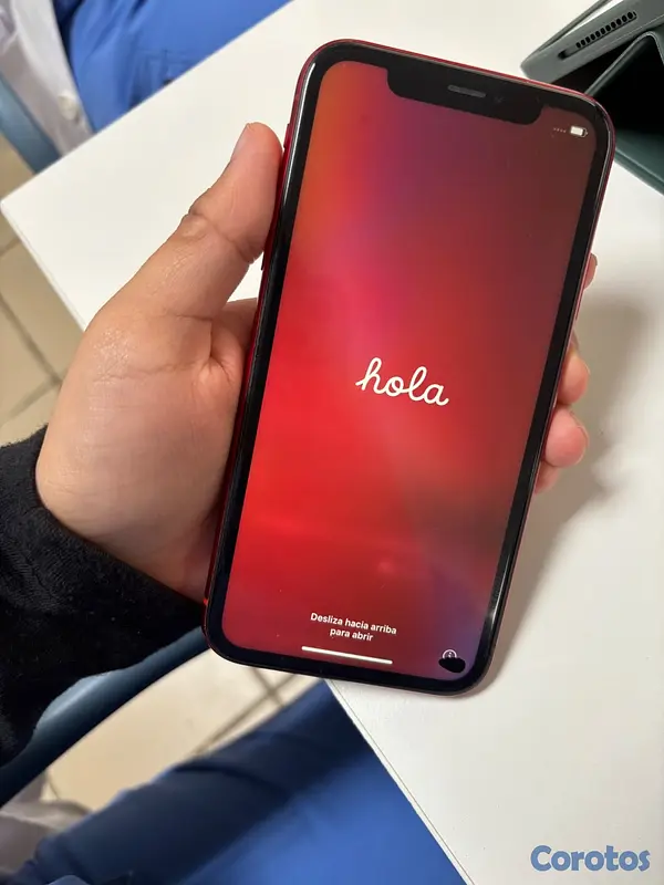 celulares y tabletas - iPhone XR ROJO 64gb (Usado) 2