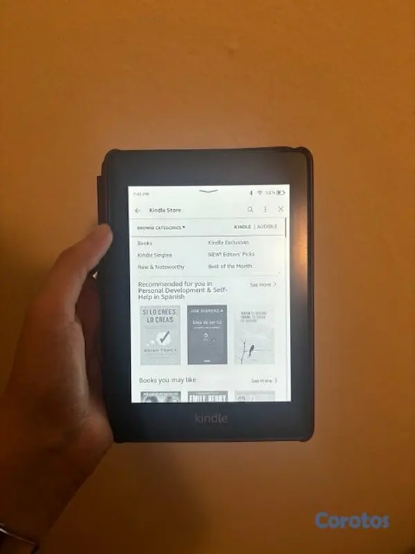 celulares y tabletas - Kindle Paperwhite 10ª generación + cover de cuero  4