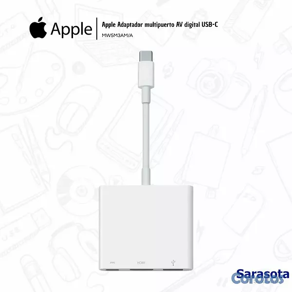 accesorios para electronica - Apple Adaptador multipuerto AV digital USB-C MW5M3 2