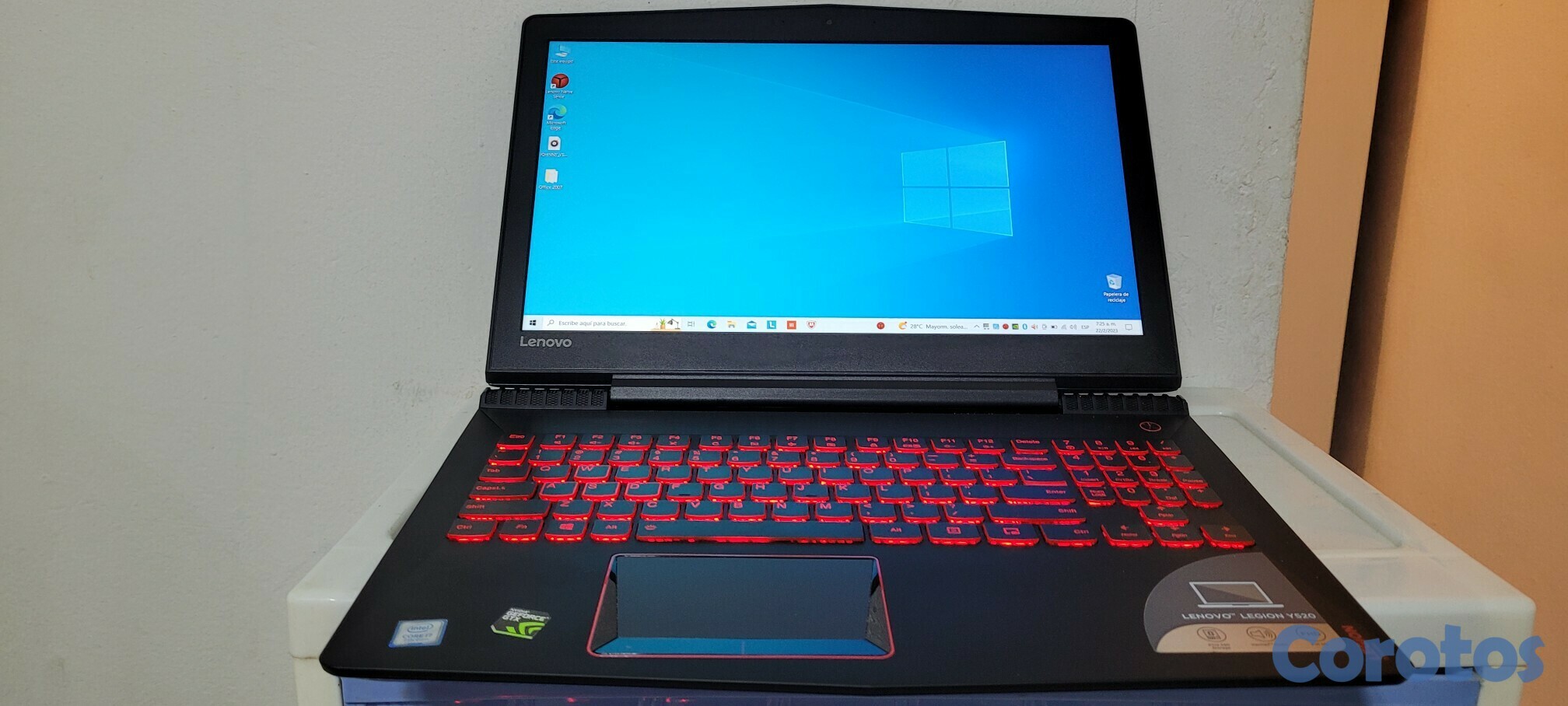 computadoras y laptops - Lenovo Gamer 17 Pulg Core i7 7ma Ram 16gb Disco 500gb SSD Nvidea Gtx 1050Ti 4GB  1
