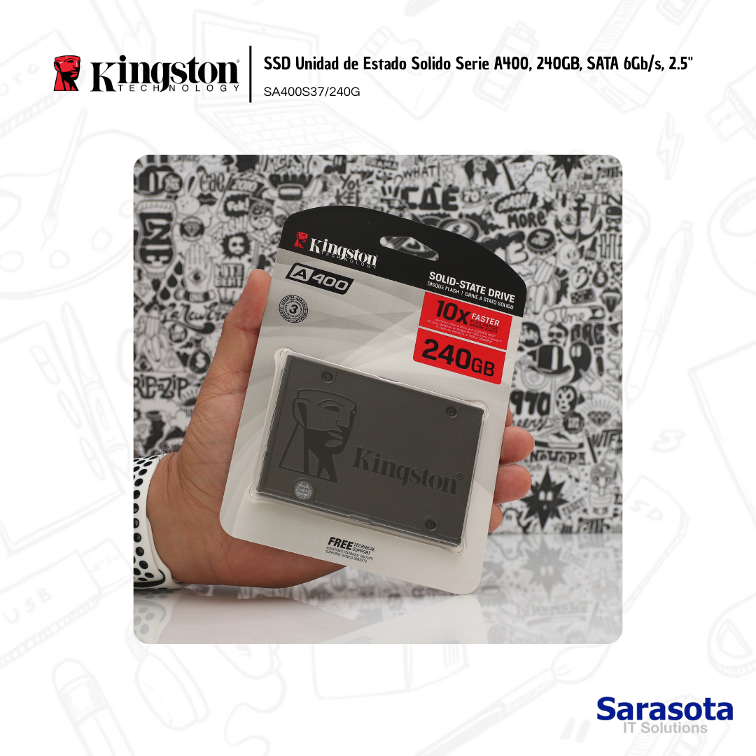 accesorios para electronica - Kingston SSD de 240Gb Serie A400 1