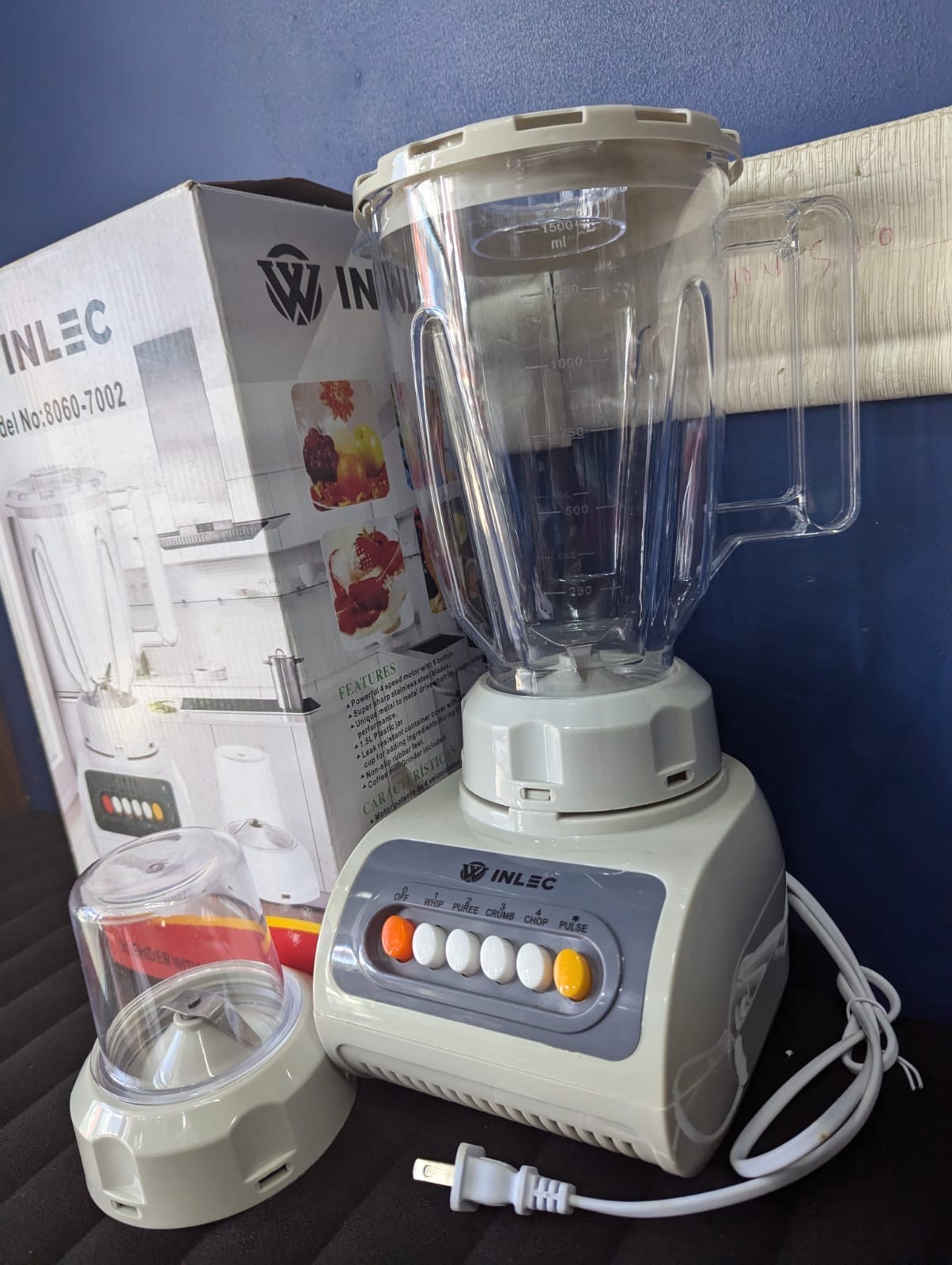 electrodomesticos - Licuadora winlec plastica  2