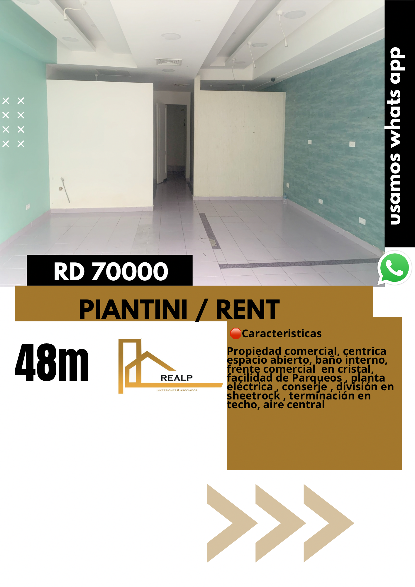 oficinas y locales comerciales - Local comercial Piantini  0