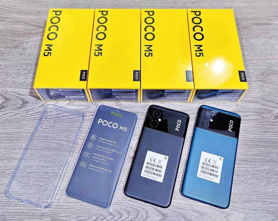 celulares y tabletas - Xiaomi Poco M5 128GB + 4GB RAM