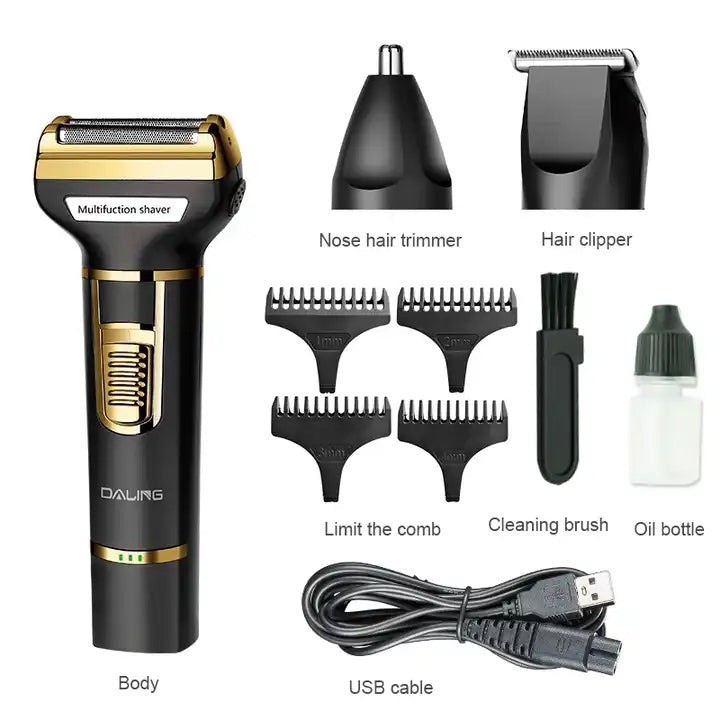 salud y belleza - MAQUINA DE AFEITAR 3 EN 1 DALING DL-9203 3