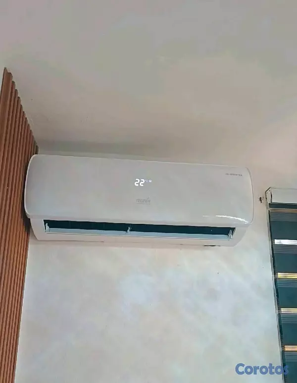 electrodomesticos - aire teczon inverter 12 mil btue eficiencia 19 modo wifi instalación incluida  2