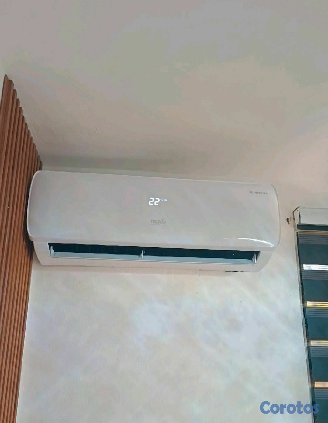 electrodomesticos - aire teczon inverter 12 mil btue eficiencia 19 modo wifi instalación incluida  2