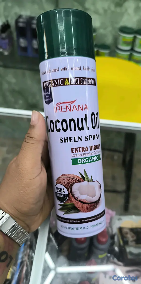 salud y belleza - Spray de coco para darle brillo al cabello  2