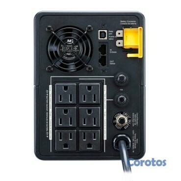 computadoras y laptops - UPS APC BX1600M-LM BACK-UPS 1600VA, 960 WATTS, 120V, AVR, 6 X NEMA 5-15R, X RJ45 2