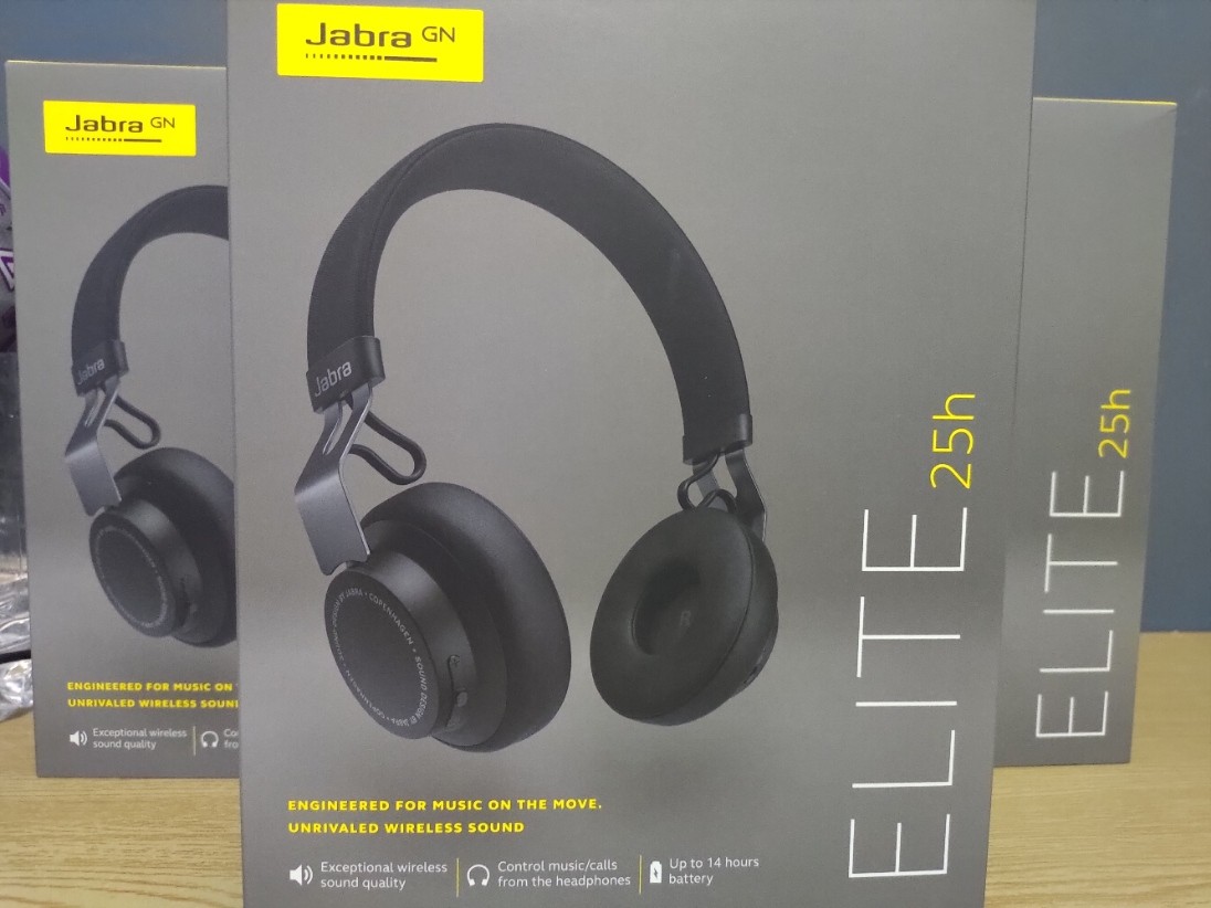 camaras y audio - Headphones Jabra Elite 25h inalámbricos- Bluetooth Music negros Nuevo de caja

