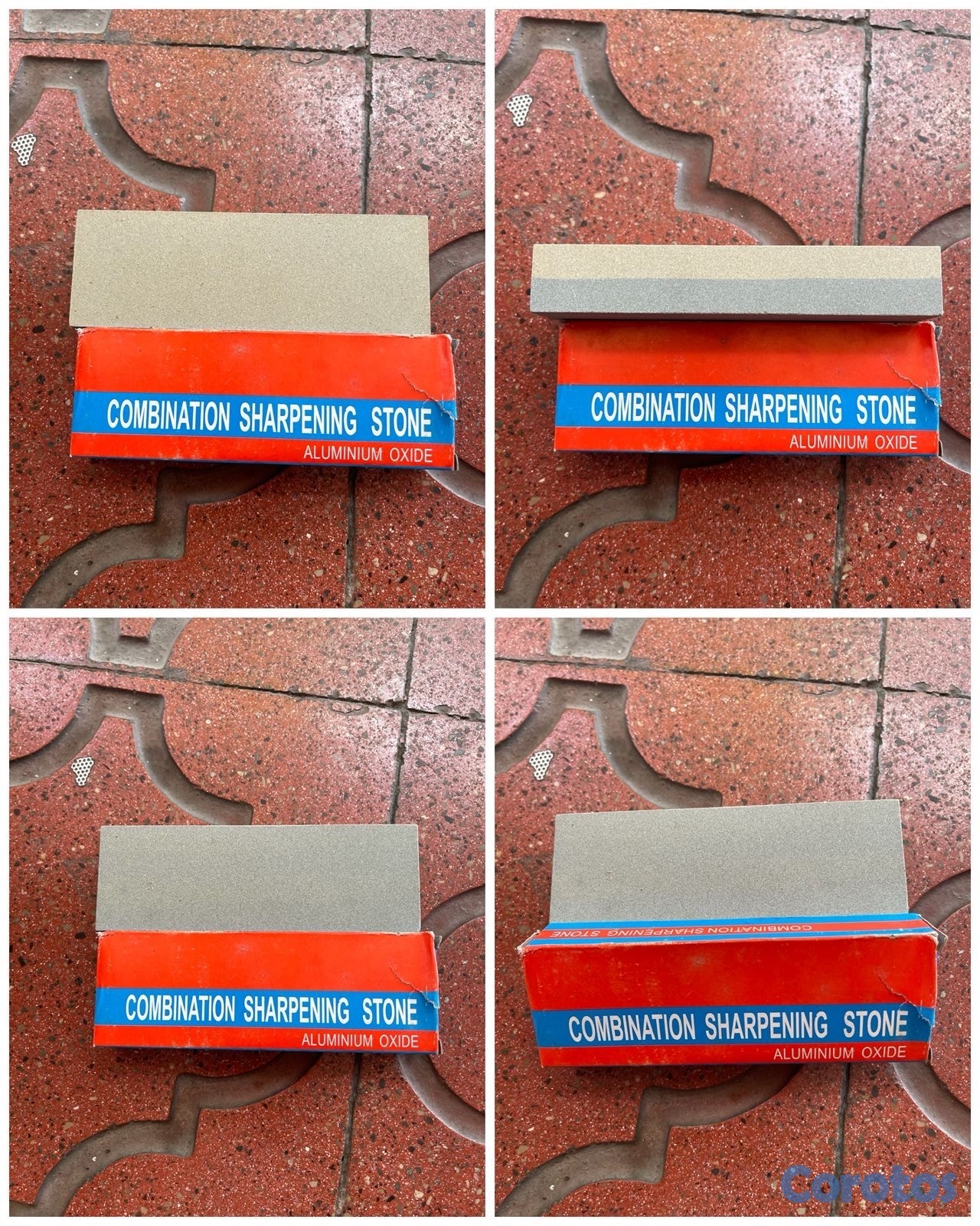 cocina - Piedra de afilar cuchillos, tijeras etcéteras. 6”x2”x1”.  3