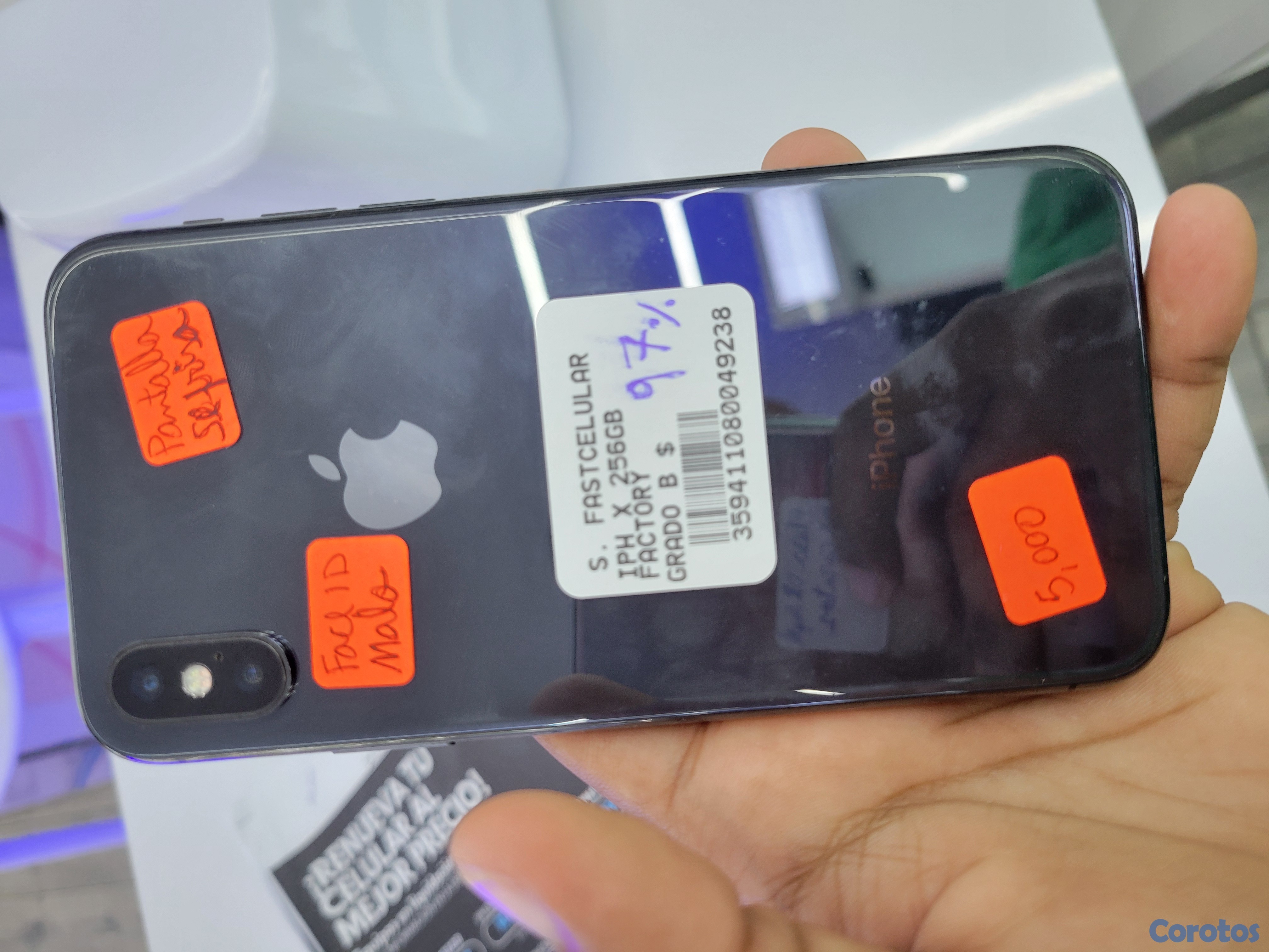 celulares y tabletas - iphone X de 256gb 