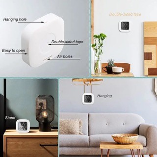 aires acondicionados y abanicos - Termómetro Digital Para Interiores Con Higrómetro, Minitermómetro De Habitación 1