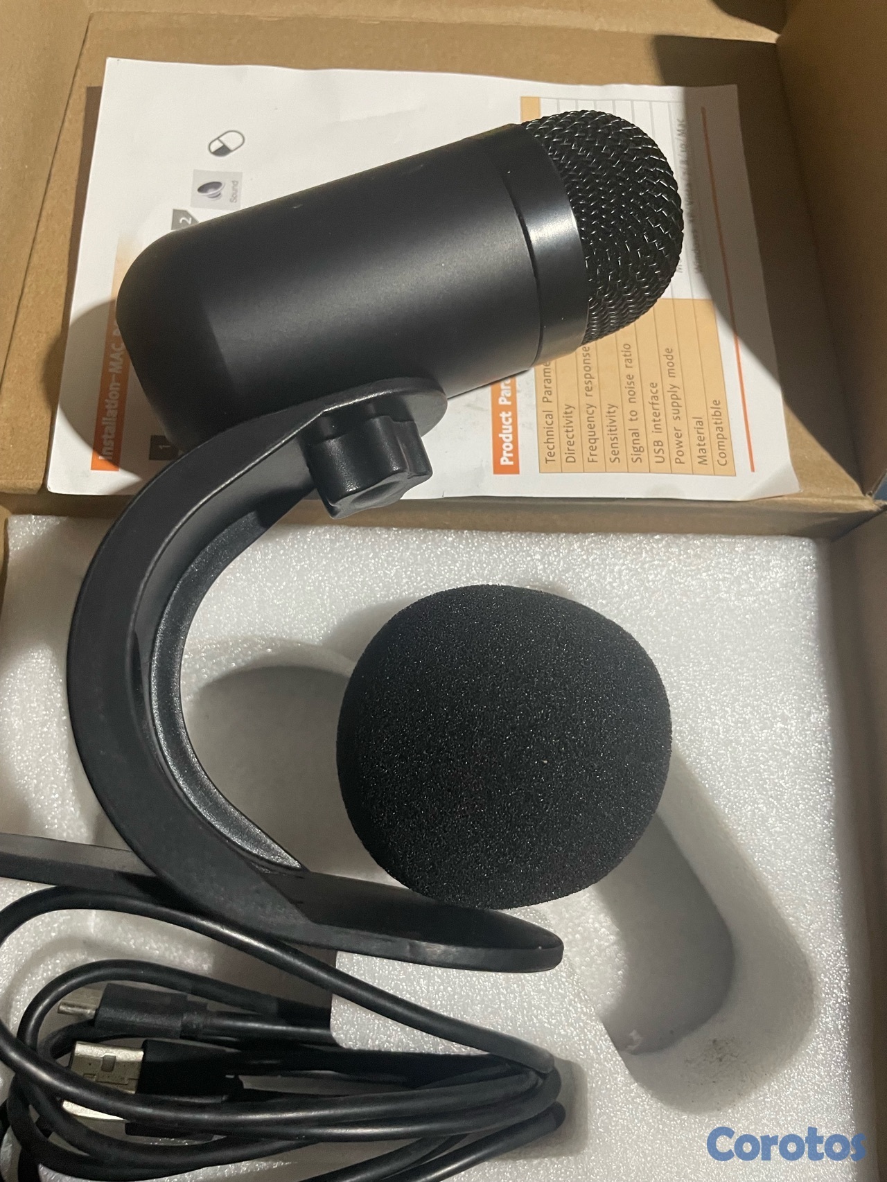 camaras y audio - qtx | Mini micrófono USB de escritorio, llamadas web, grabación de voz 1