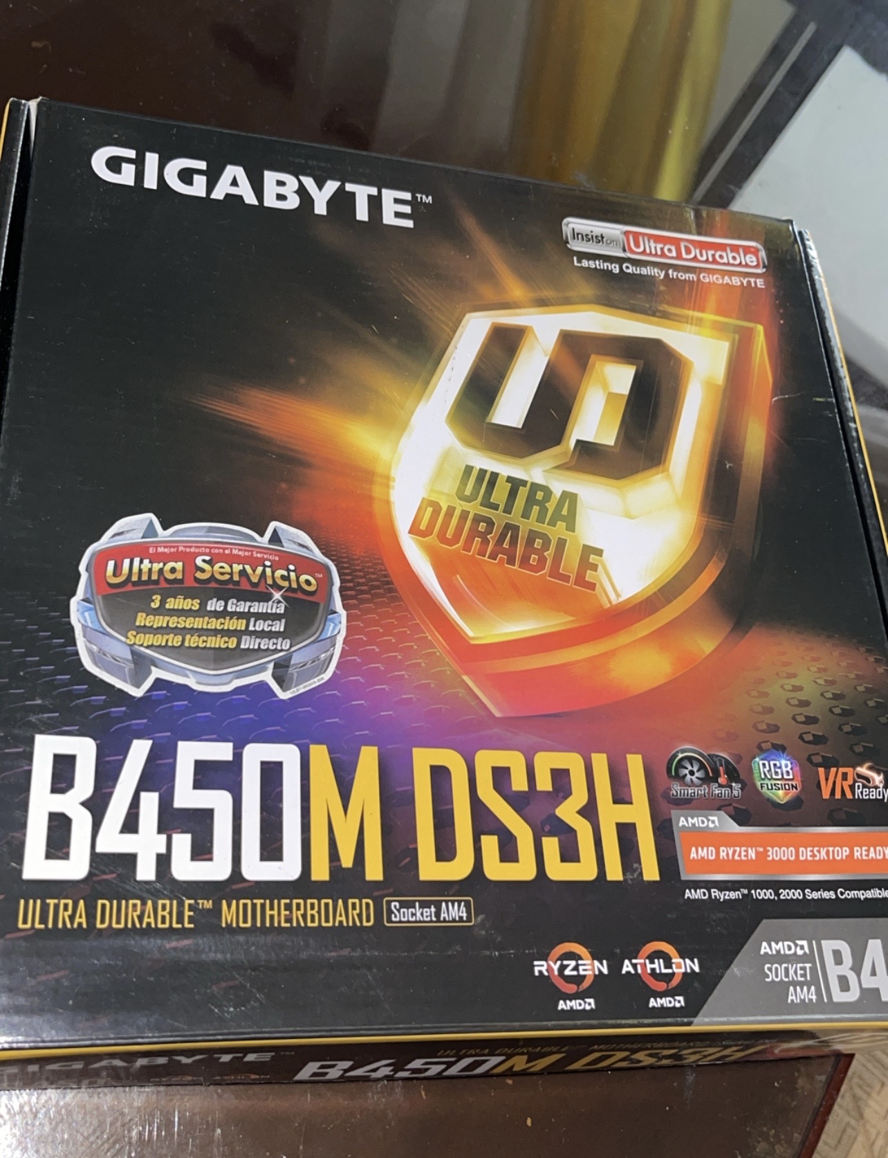 otros electronicos - Gigabyte B450M DS3H V2 Micro ATX AM4 Motherboard | USADA