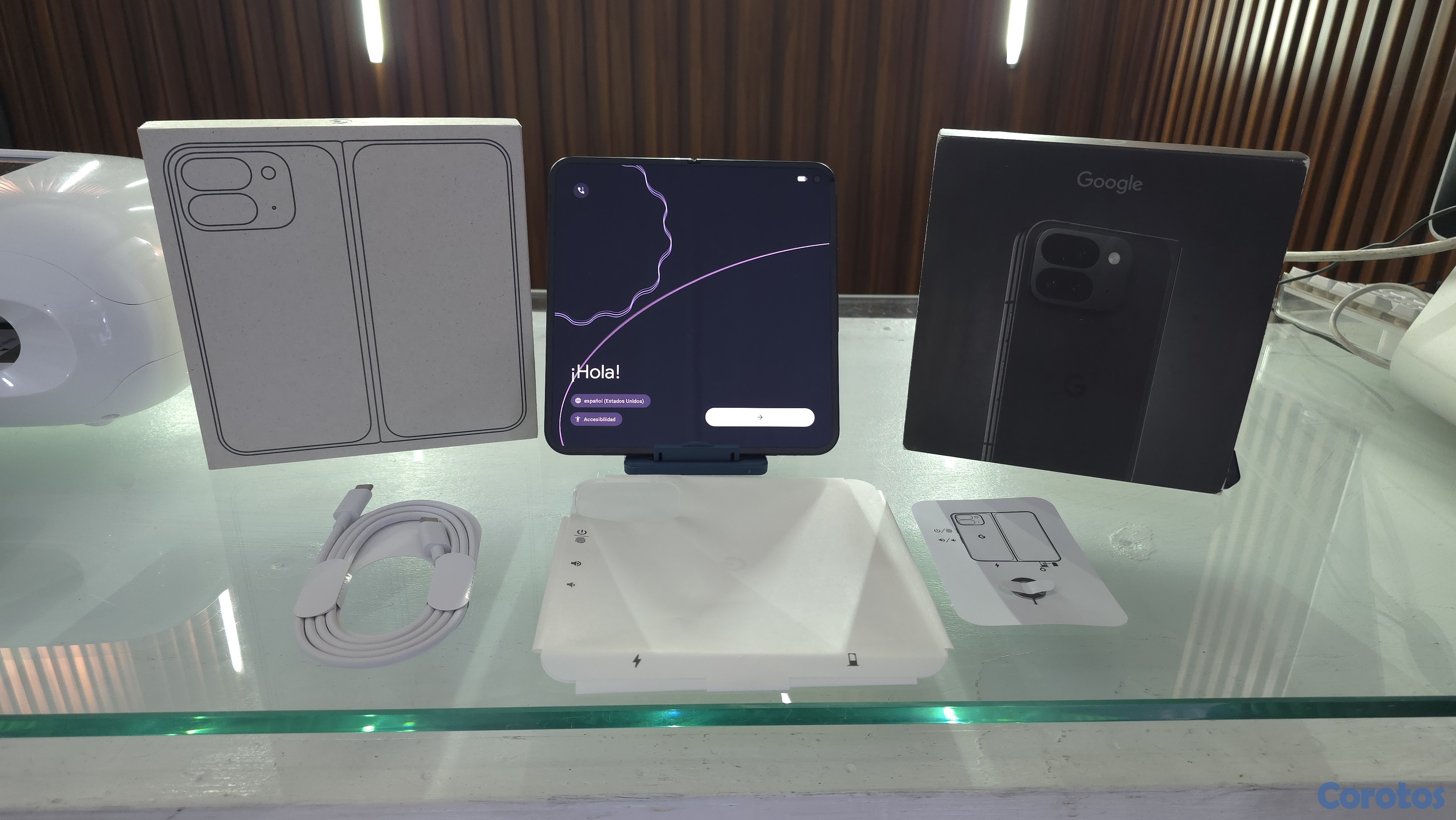 celulares y tabletas - Google Pixel 9 Pro Fold 256GB Negro en su caja 2