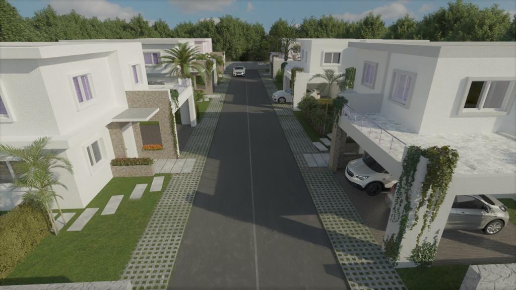 casas vacacionales y villas - Modernas villas de 3 habitaciones en Bávaro