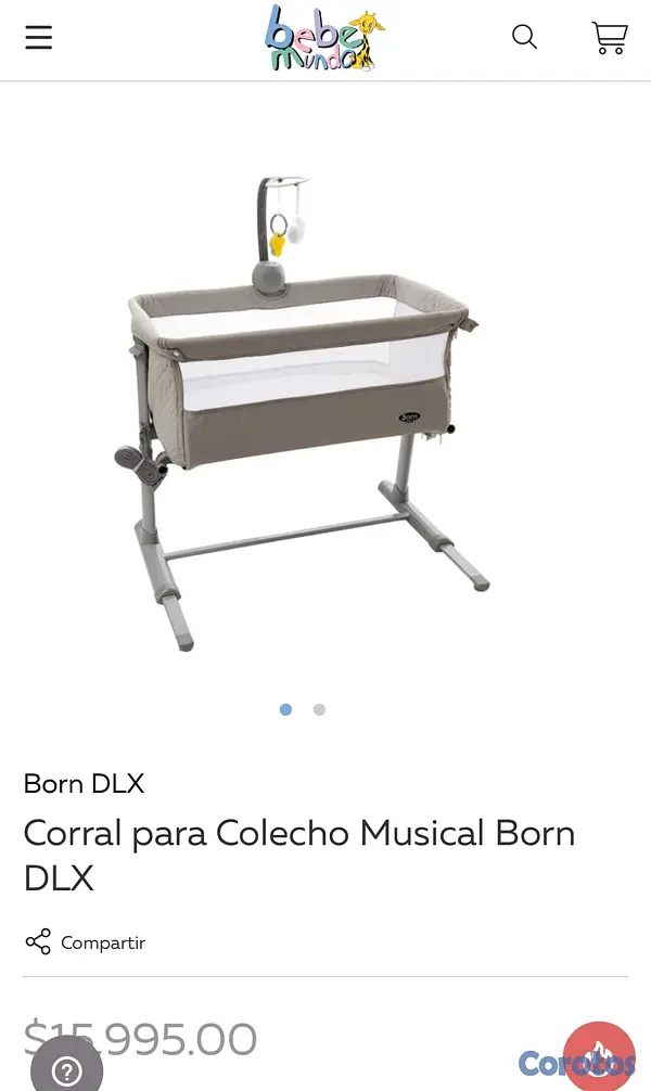 coches y sillas - Moisés–corral para colecho marca Born modelo DLX 4