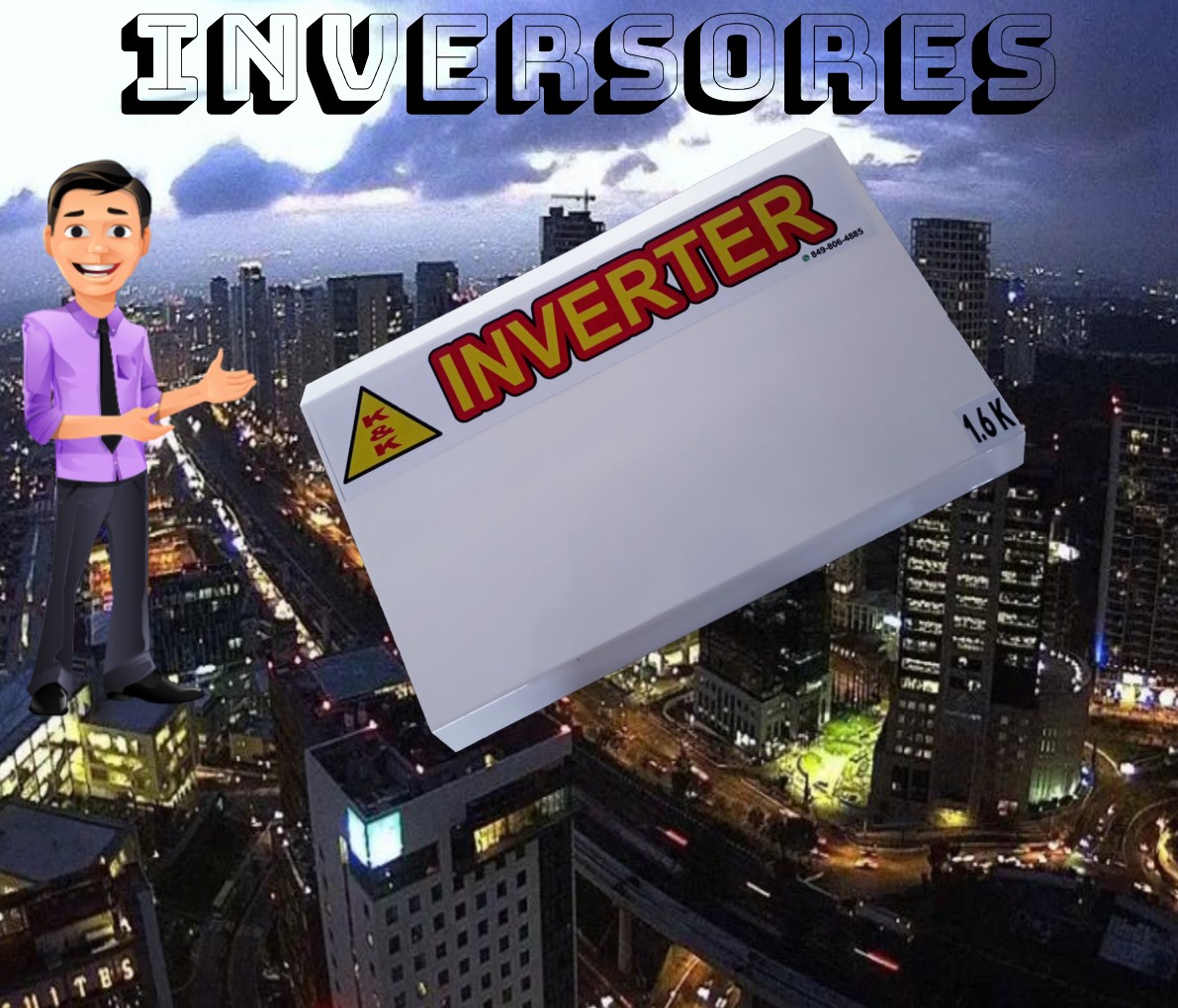 plantas e inversores - Inversores de 1.6kilos 12vdc ups series ( inverter de bajo consumo)