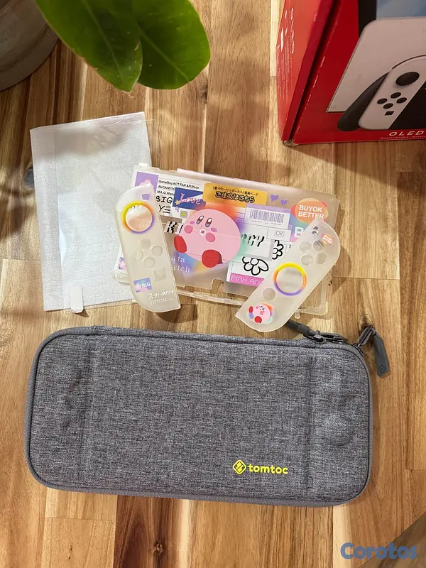 consolas y videojuegos - Nintendo switch oled + accesorios  2